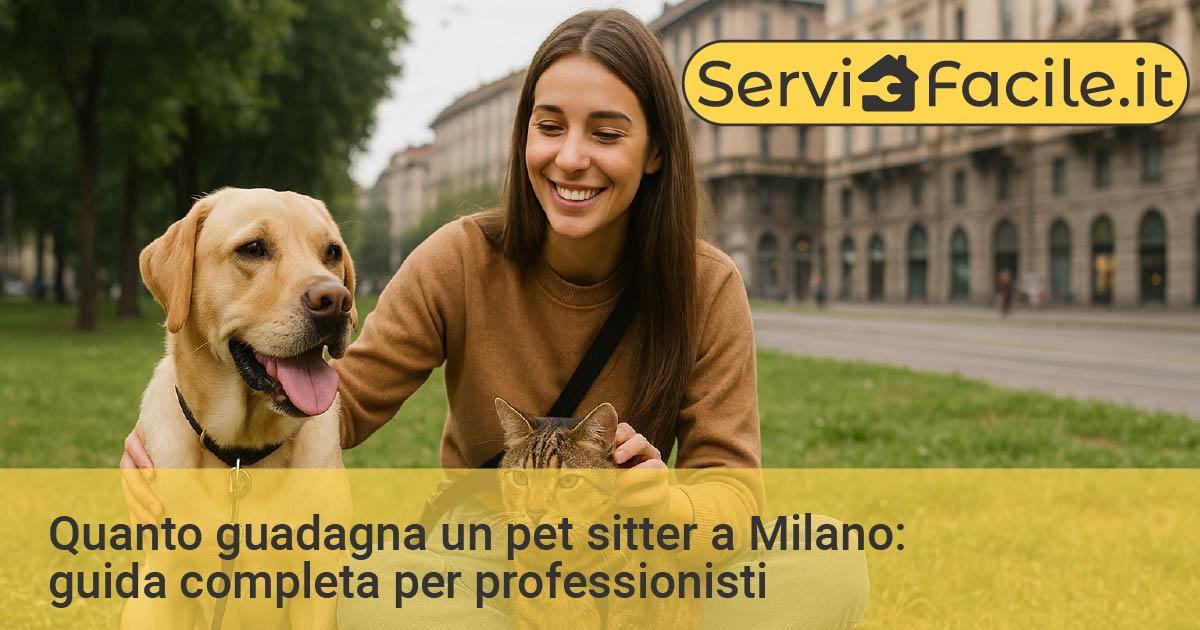 Quanto guadagna un pet sitter freelance a Milano nel 2025 | ServiFacile Blog